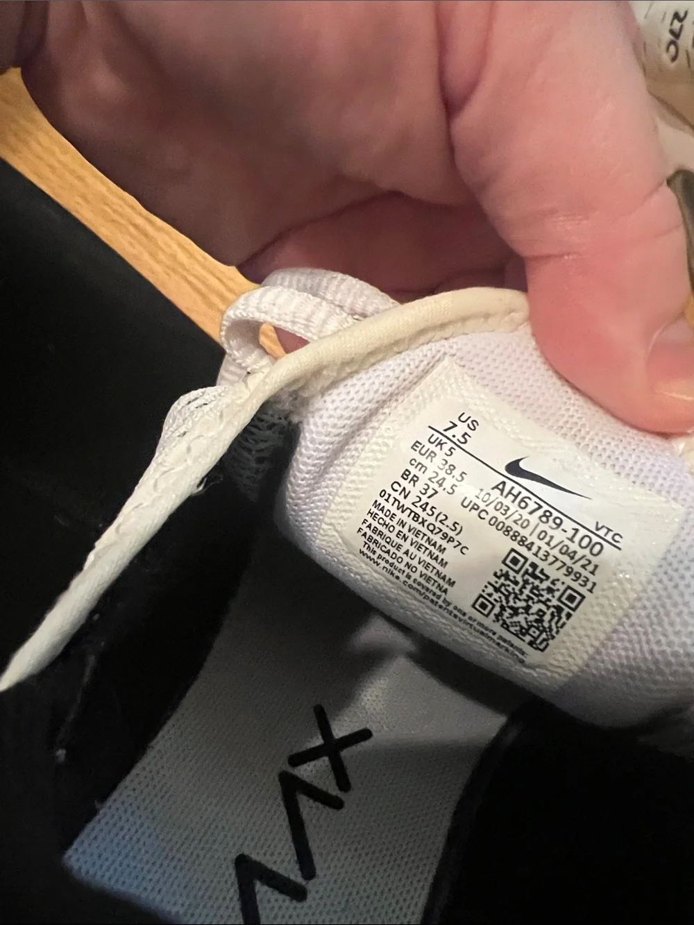 Nike Air Max 270 White Black Sneakers